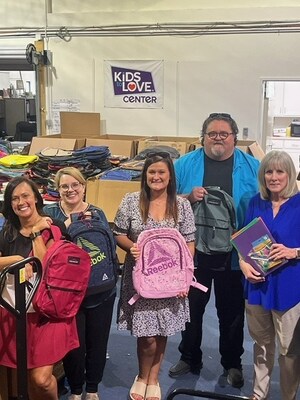 (photo courtesy of Suburban Propane) Suburban Propane volunteers from the Huntsville, Alabama customer service center funded and stuffed 200 backpacks with essential supplies for local foster children at Kids to Love. Their effort is part of the Company’s SuburbanCares® initiative.